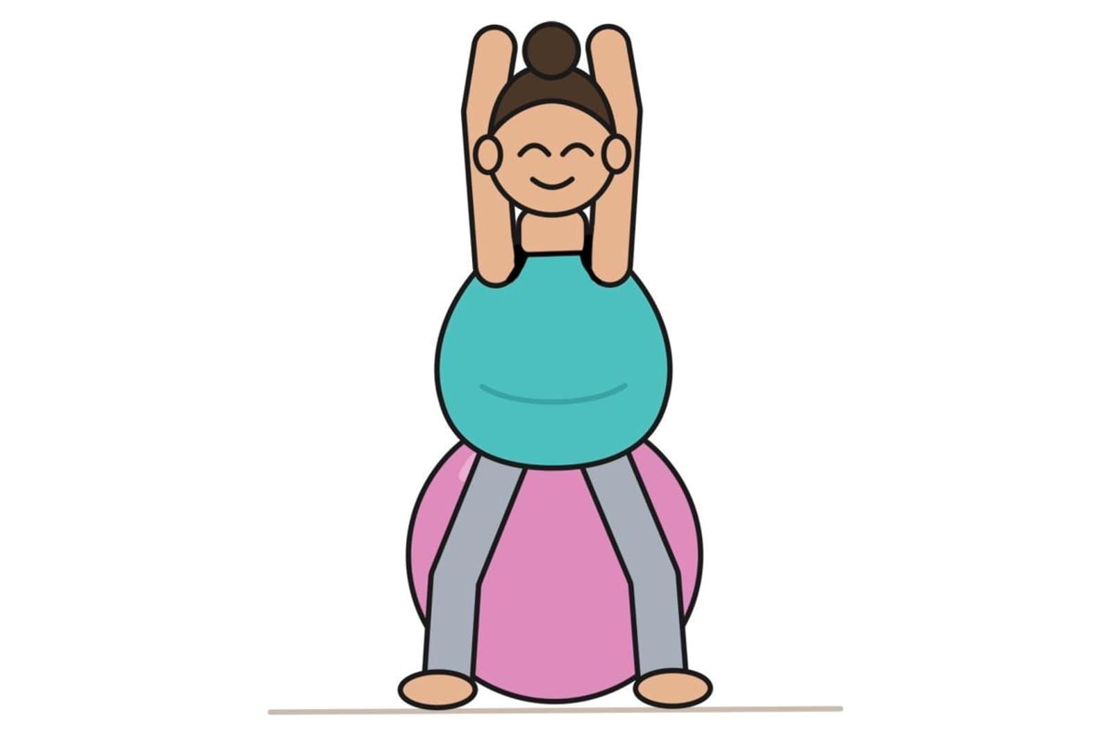 Clase de Prenatal en el estudio